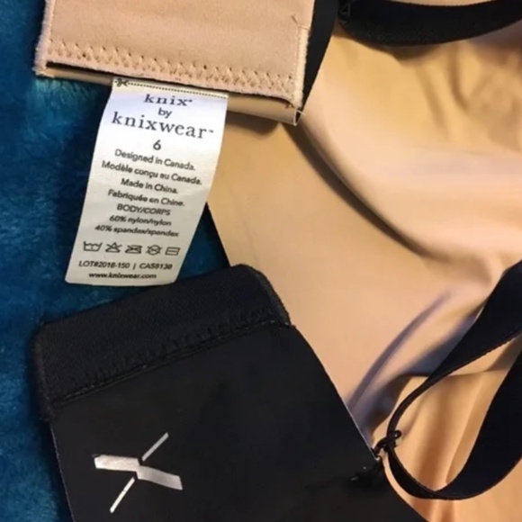 💐Knix Evolution Reversible Padded Bra Sz 6 Black/Beige - Picture 5 of 5